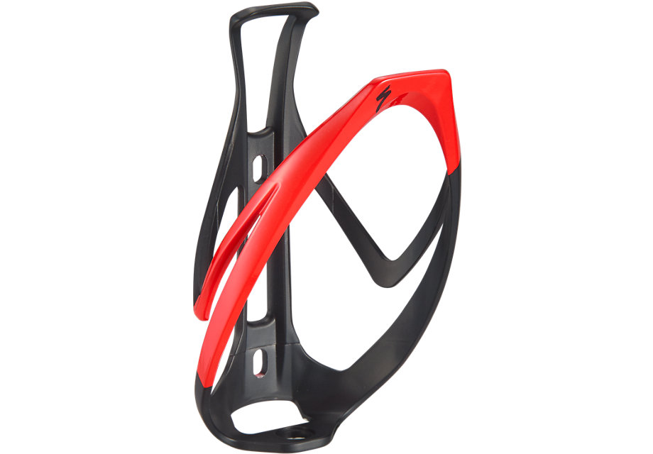 košík Specialized Rib Cage II matte black/flo red