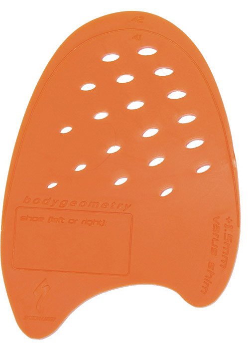 klín do boty Specialized BG Varus Wedge orange