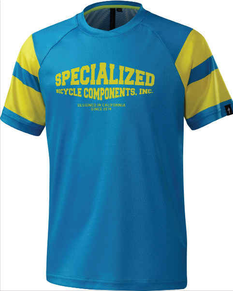 Specialized Enduro Grom Comp youth jersey 2018 neon blue