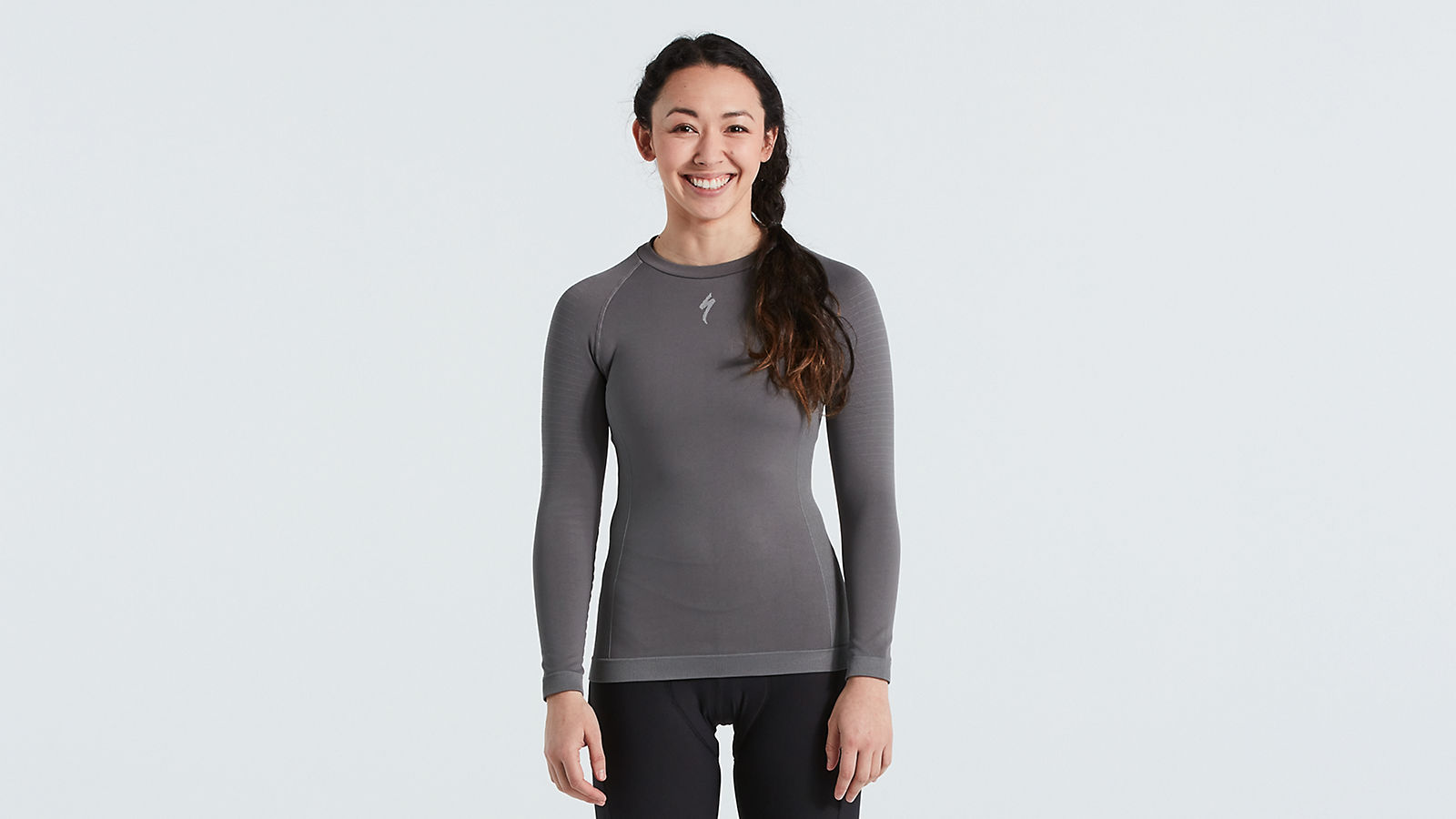 triko s dlouhým rukávem dámské Specialized Seamless Baselayer LS 2022 gray
