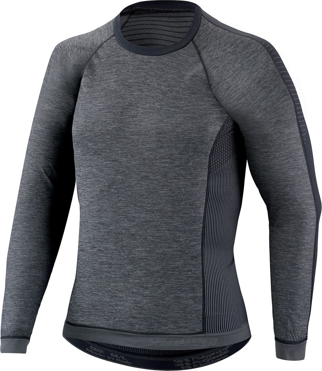 spodní triko s dlouhým rukávem Specialized Seamless Long Sleeve Front Protection 2021 dark gray