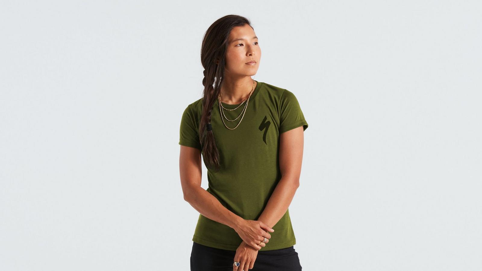 Specialized S-Logo Tee Women's 2022 olive green