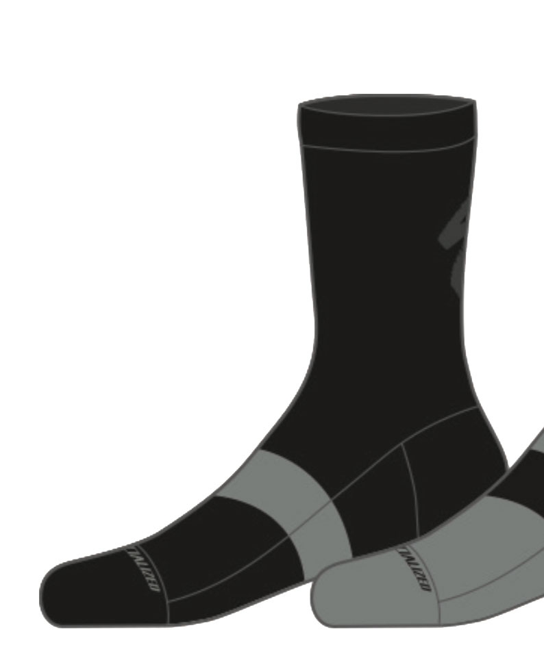 ponožky Specialized Mountain Tall 2019 black