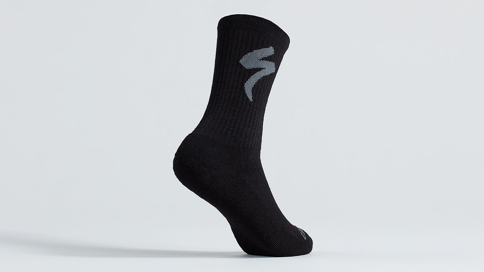 ponožky Specialized Merino Midweight Tall Logo Sock 2022 black