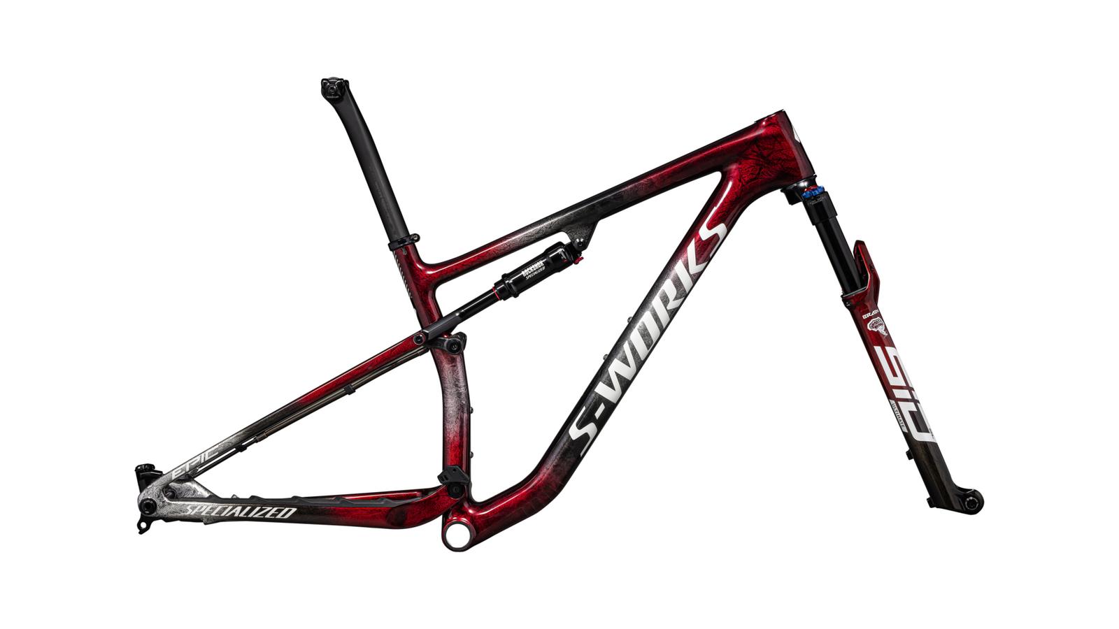 rám horského kola Specialized S-Works Epic 29" 2023 red tint/black tint