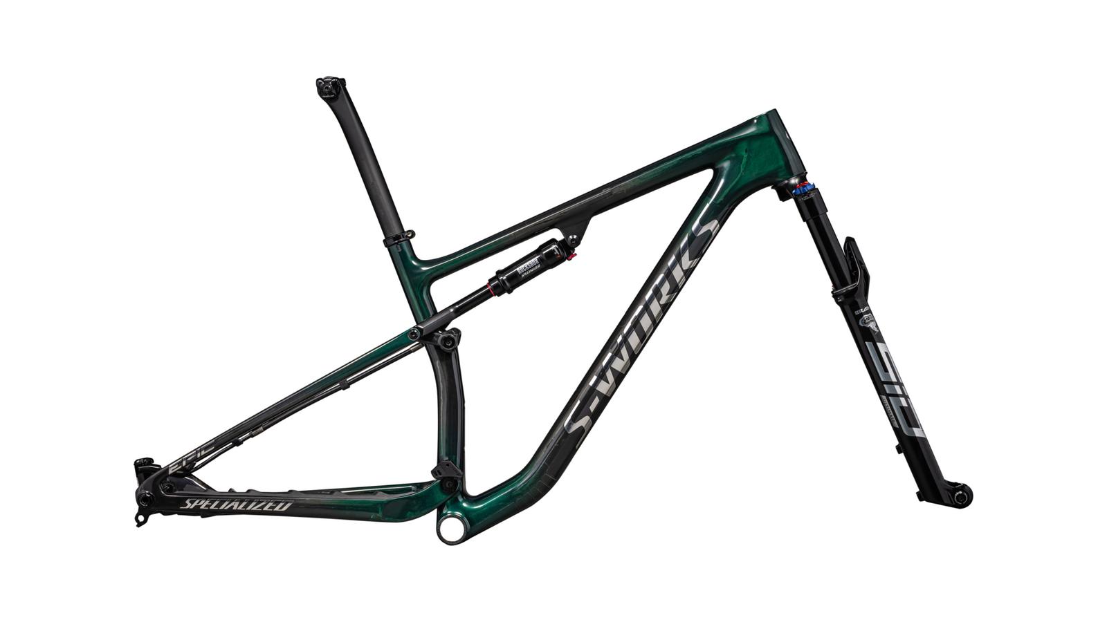 rám horského kola Specialized S-Works Epic 29" 2023 green tint carbon/chrome