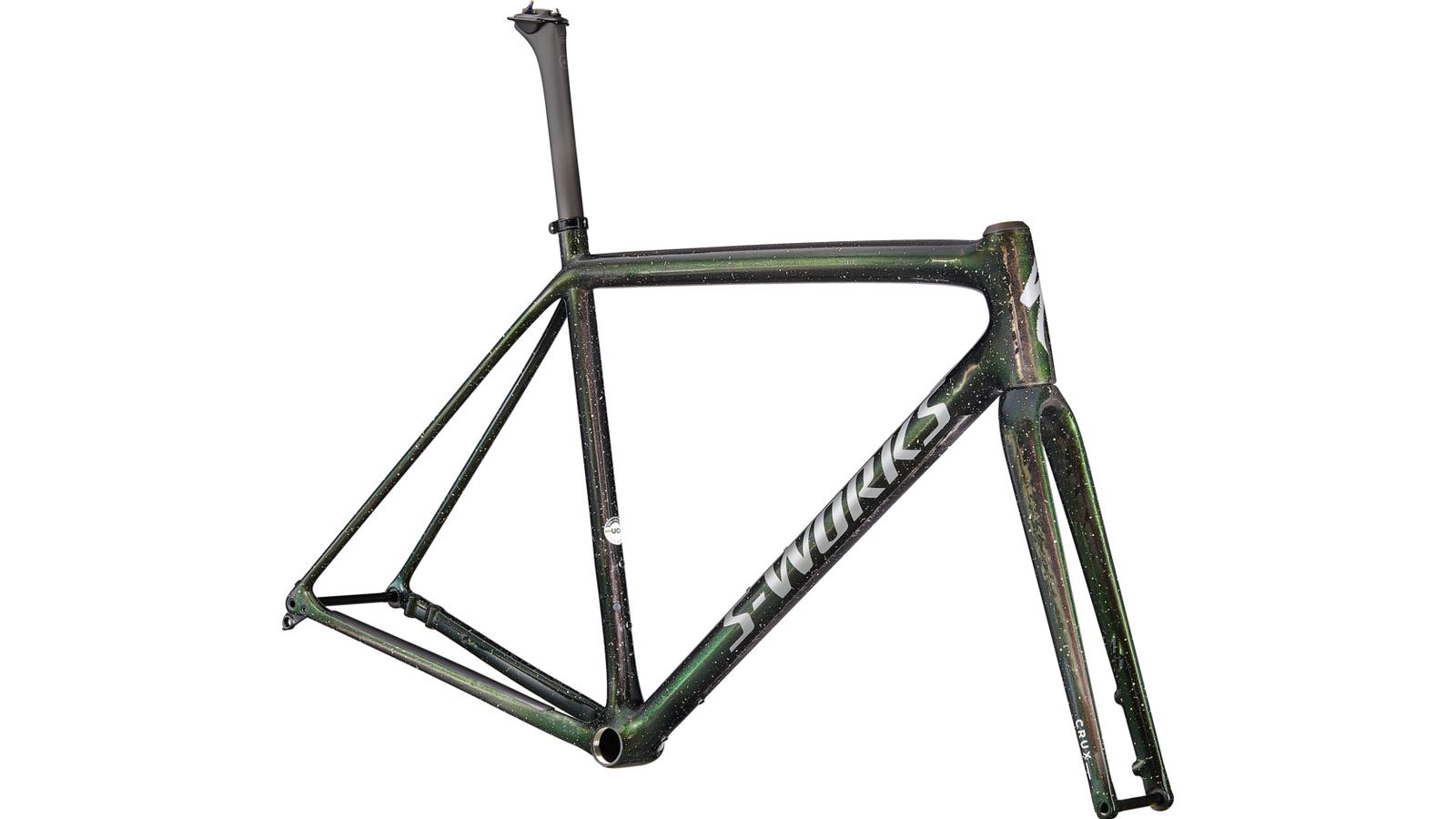 rám cyklokrosového kola Specialized S-Works Crux 2023 carbon/chameleon silver