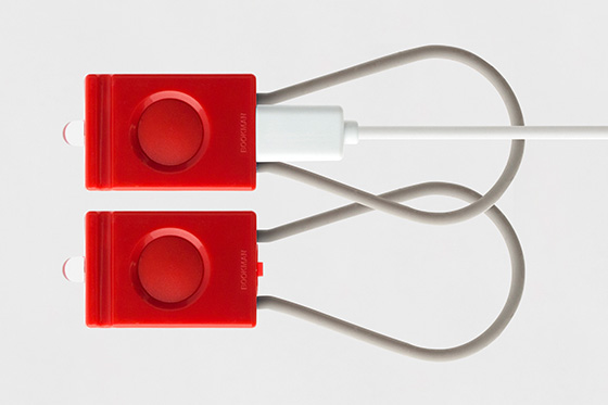 světlo přední a zadní Bookman USB red