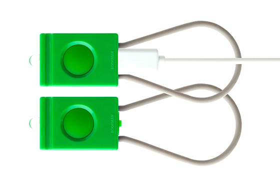 světlo přední a zadní Bookman USB green