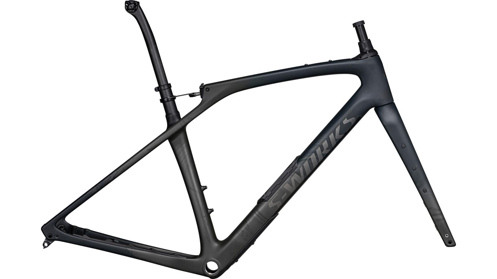 rám silničního kola Specialized S-Works Diverge STR 2023 satin forest green/black pearl