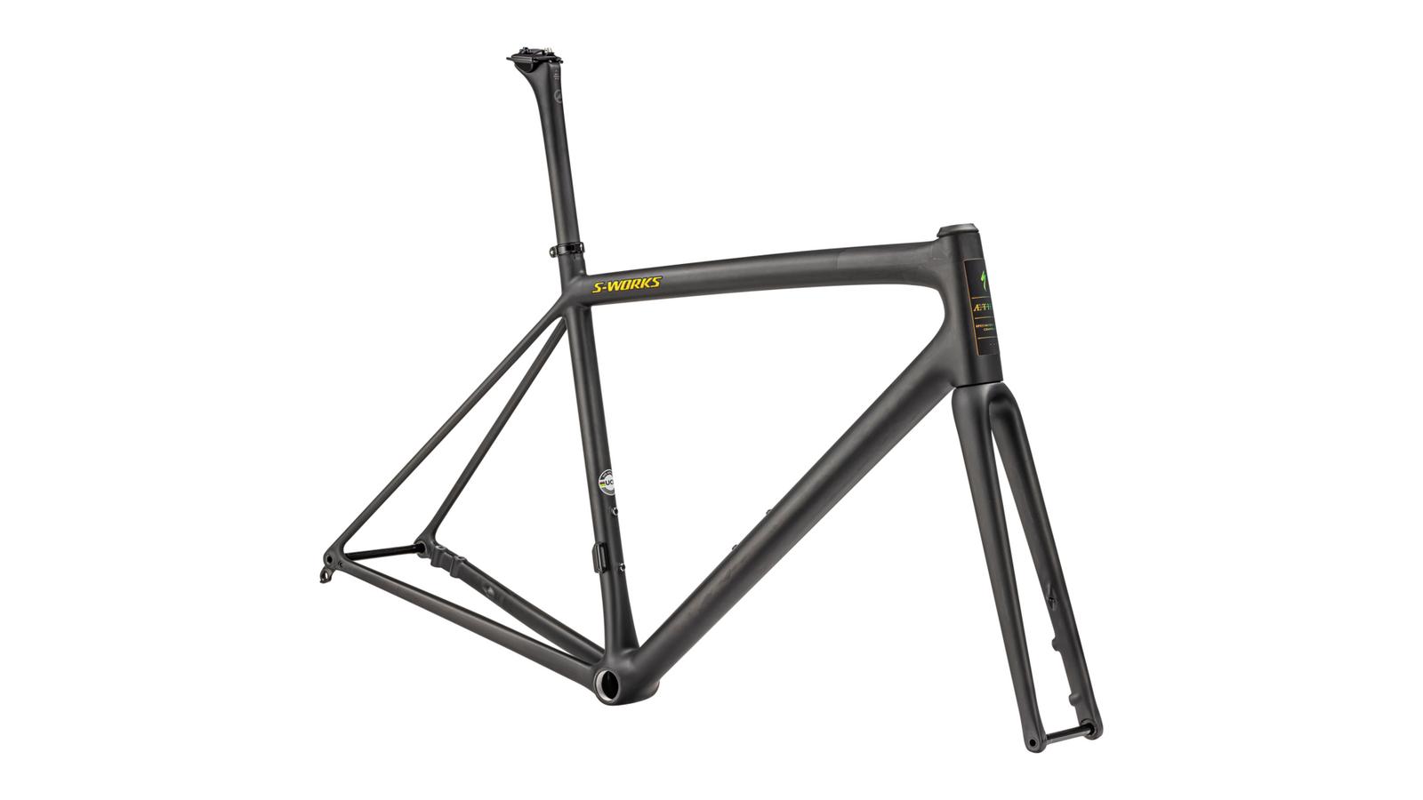 rám Specialized S-Works Aethos Ready to Paint 2023 satin carbon