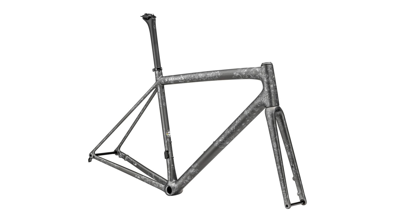 rám silničního kola Specialized S-Works Aethos 2023 silver pearl/black
