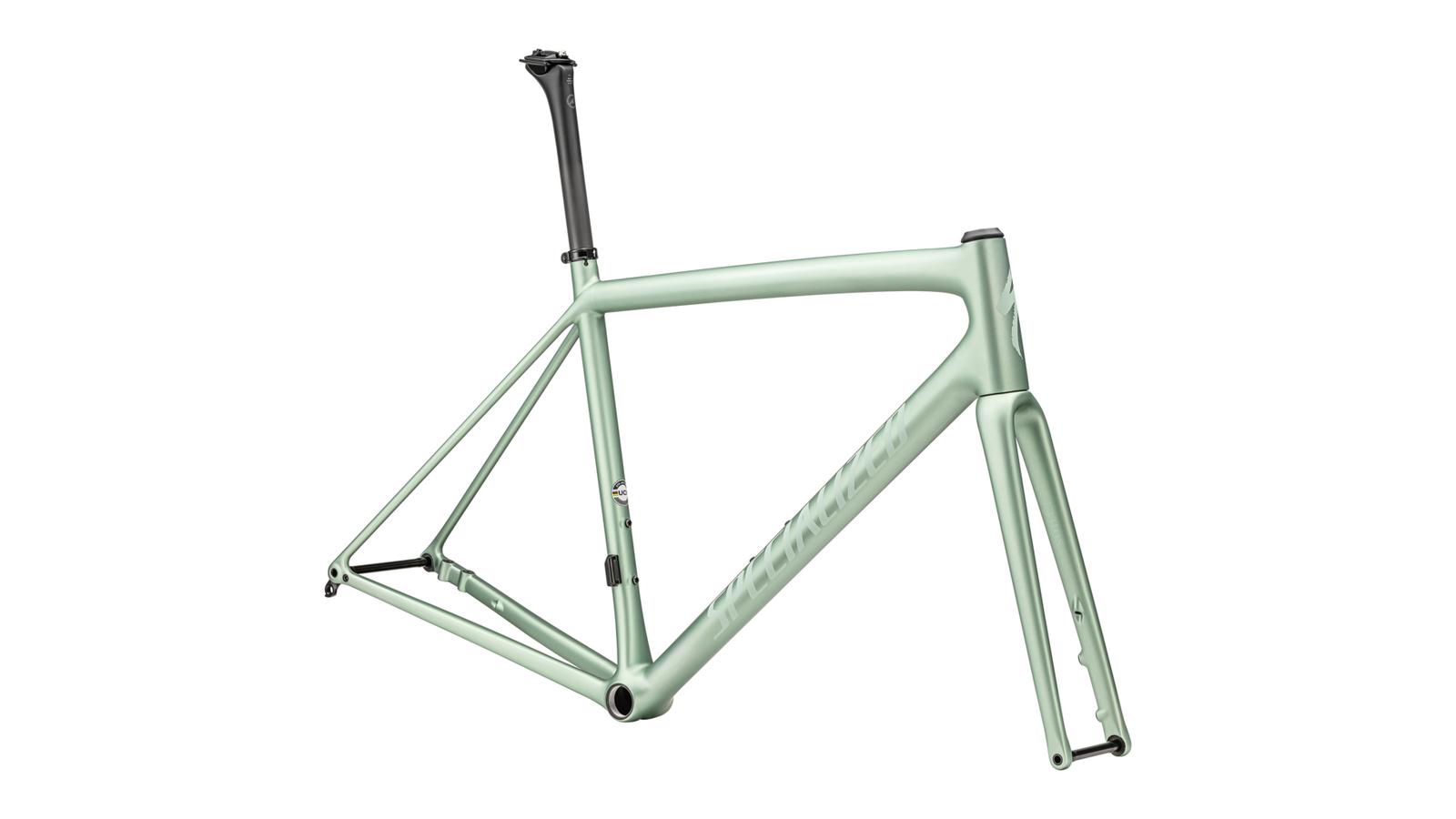 rám silničního kola Specialized Aethos 2023 metallic white sage