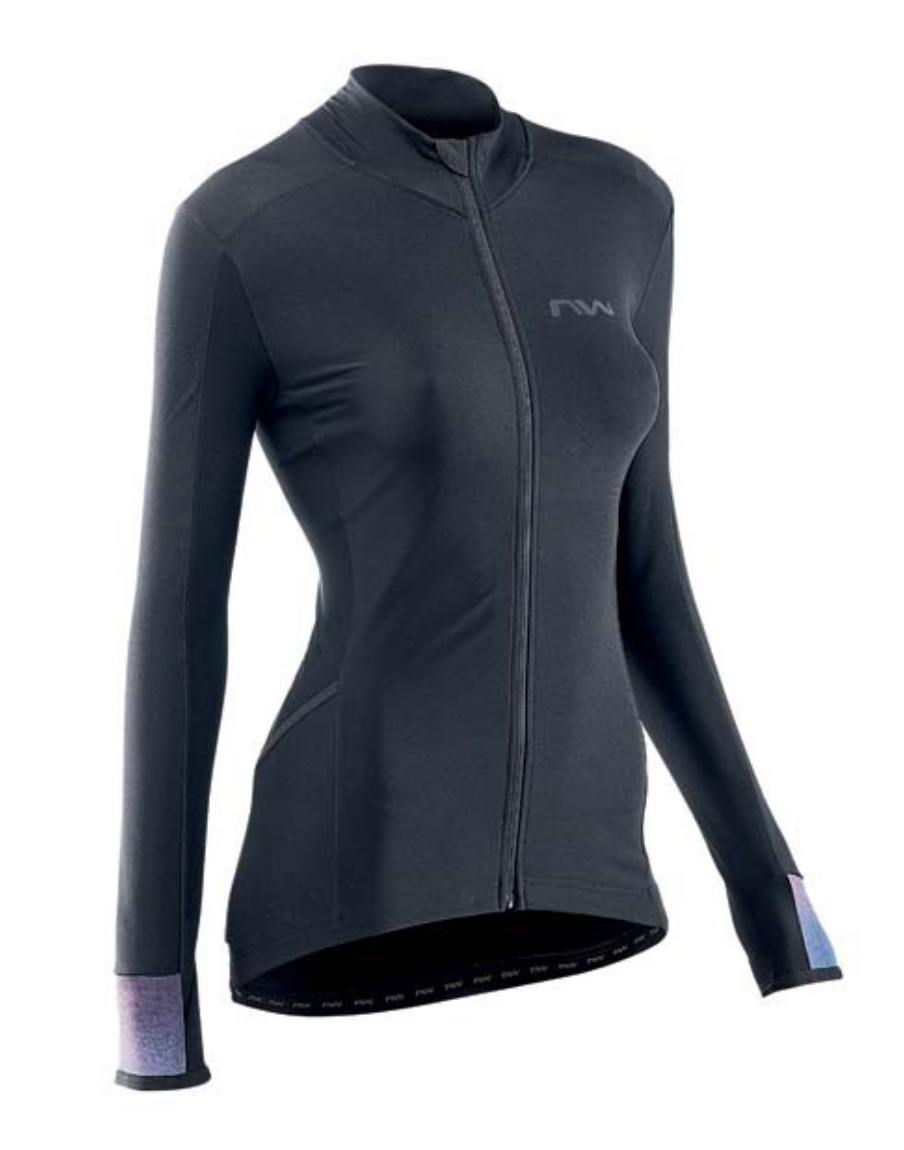dres dámský zimní Northwave Fahrenheit Wmn Jersey 2022 black/holographic