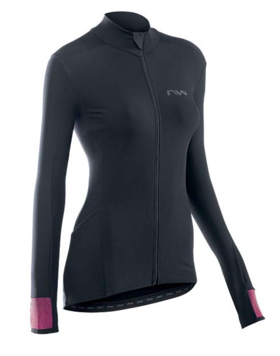 dres dámský zimní Northwave Fahrenheit Wmn Jersey 2022 black/plum