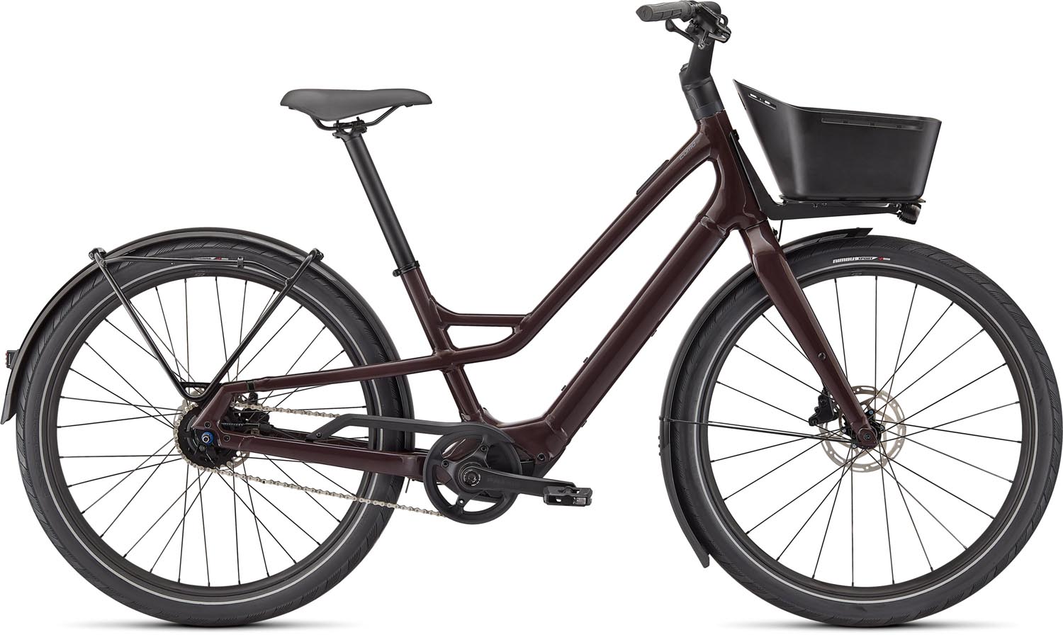 městské elektrokolo Specialized Como SL 4.0 2022 cast umber/transparent