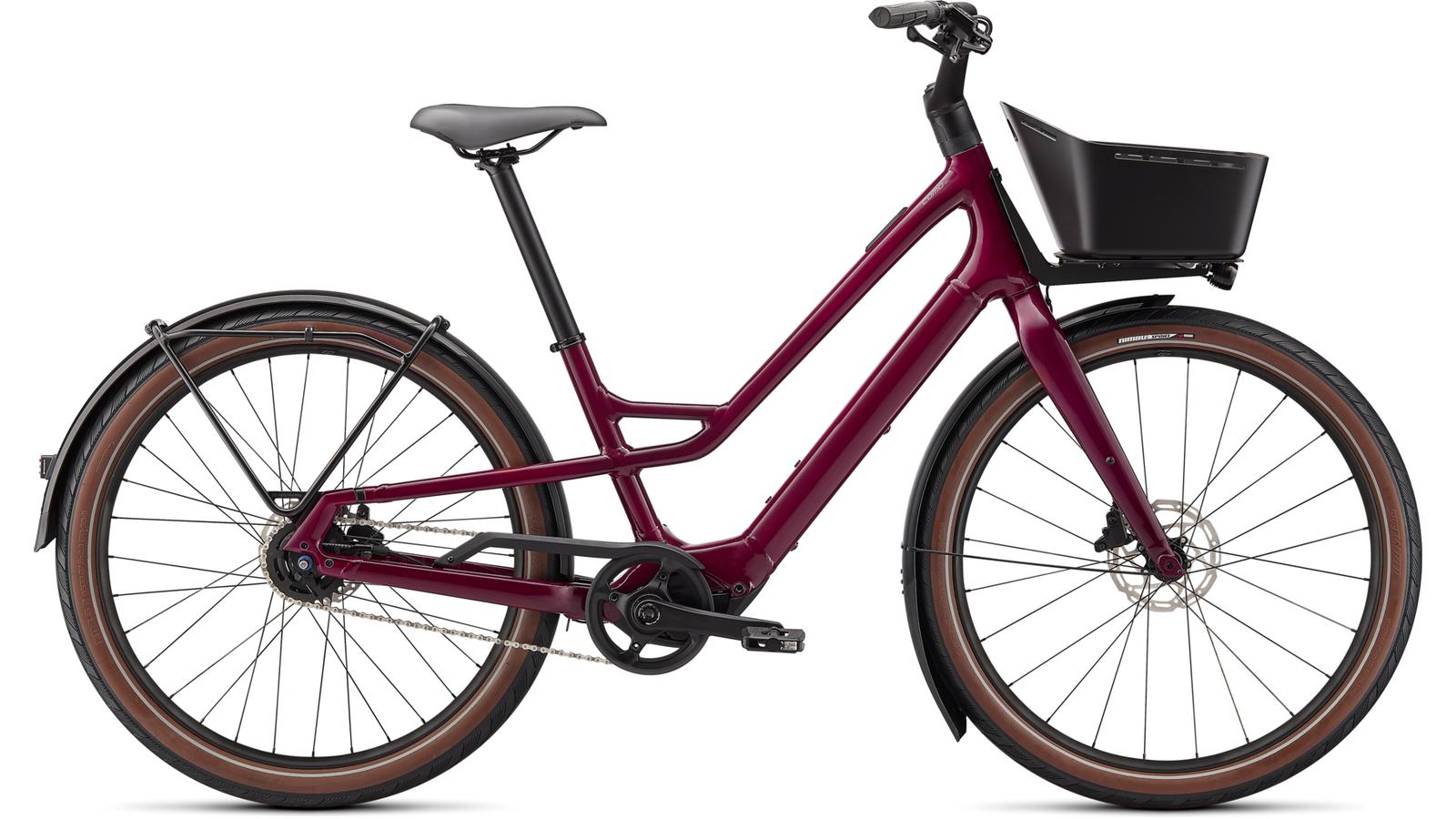 městské elektrokolo Specialized Como SL 4.0 2023 raspberry/transparent