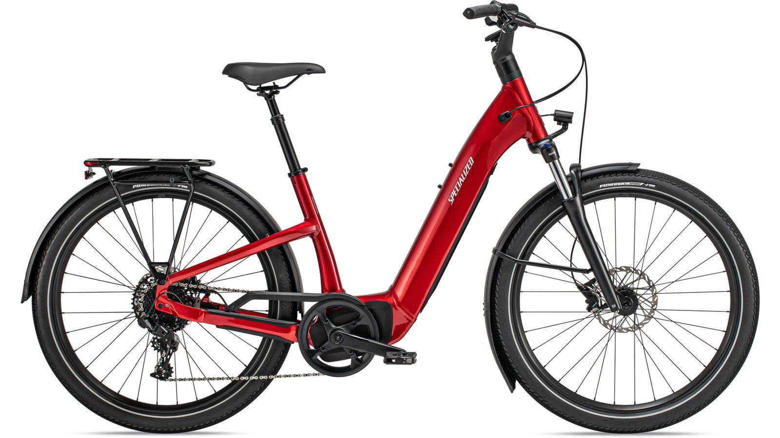 elektrokolo Specialized Como 4.0 2023 red tint/silver