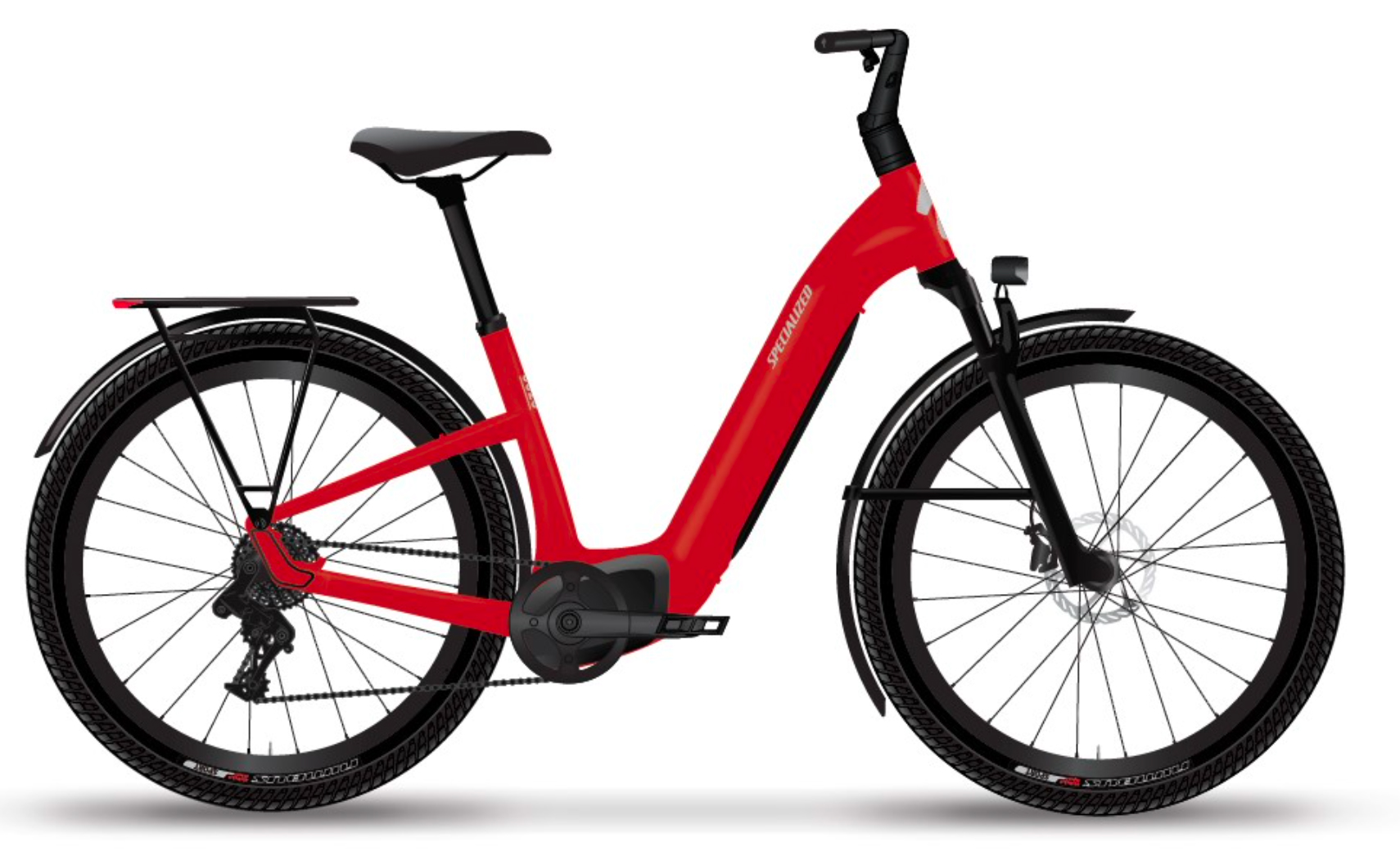 elektrokolo Specialized Como 3.0 IGH 2023 red tint/silver
