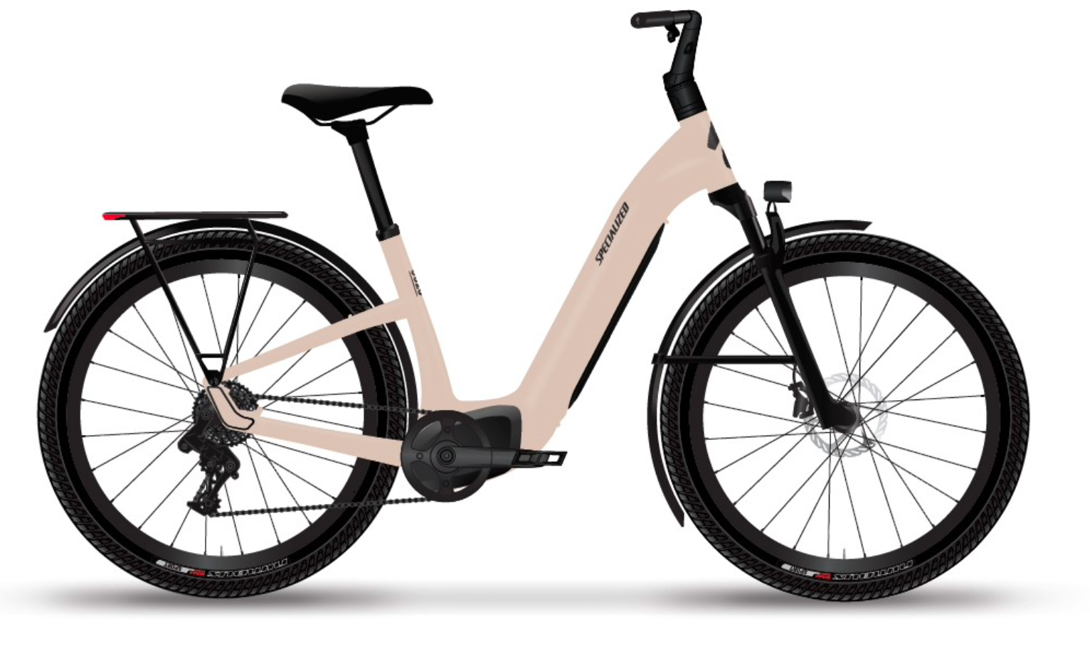 elektrokolo Specialized Como 3.0 IGH 2023 sand/black