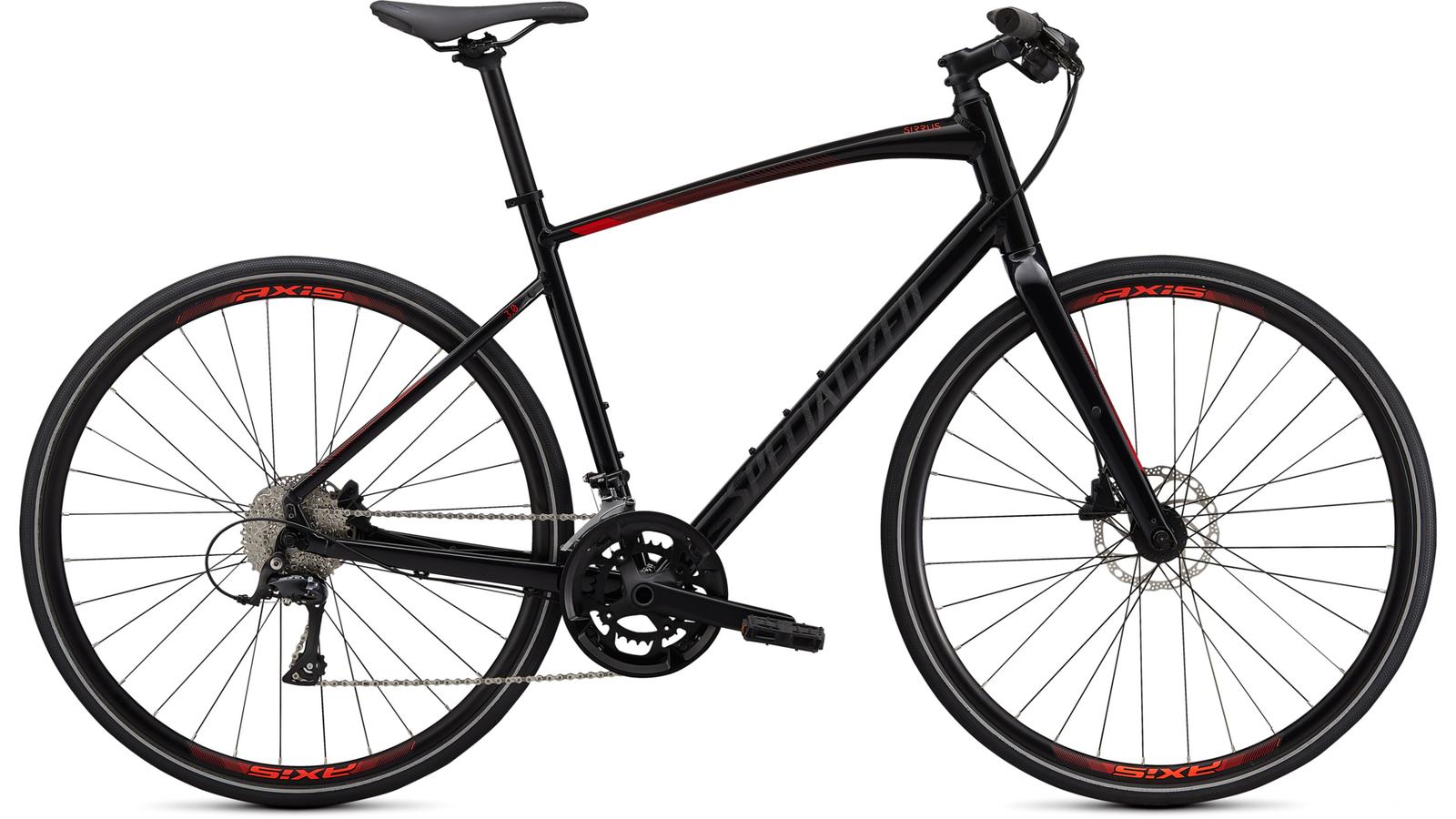 fitness kolo Specialized Sirrus 3.0 2022 gloss black/red