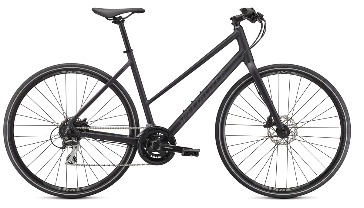 fitness kolo Specialized Sirrus 2.0 Step Through 2022 satin black