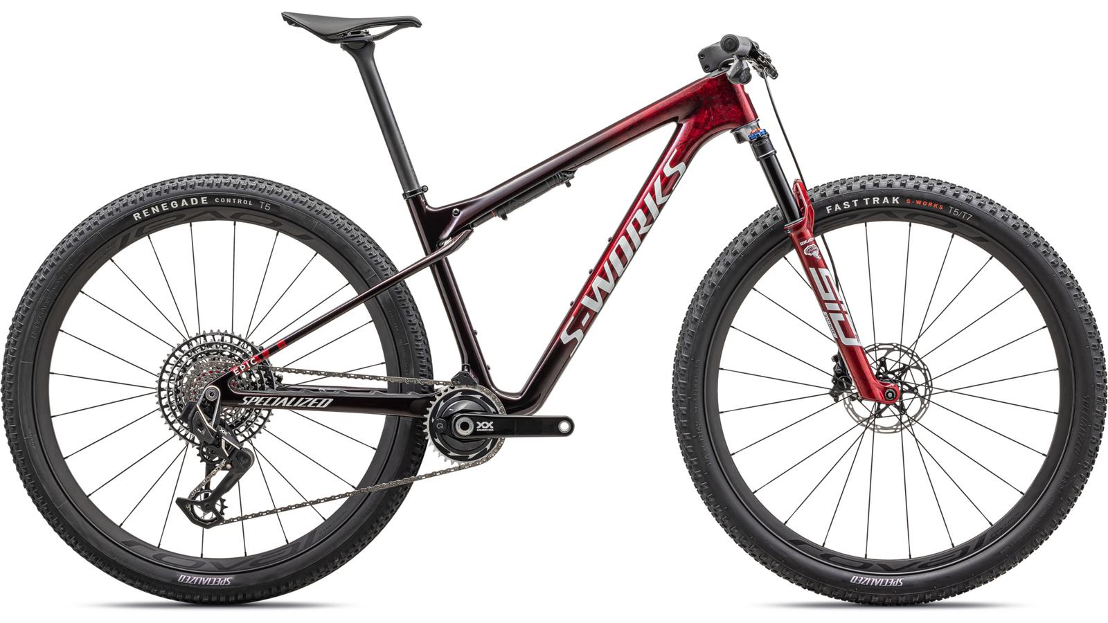 horské kolo Specialized S-Works Epic World Cup 2023 gloss red/silver granite