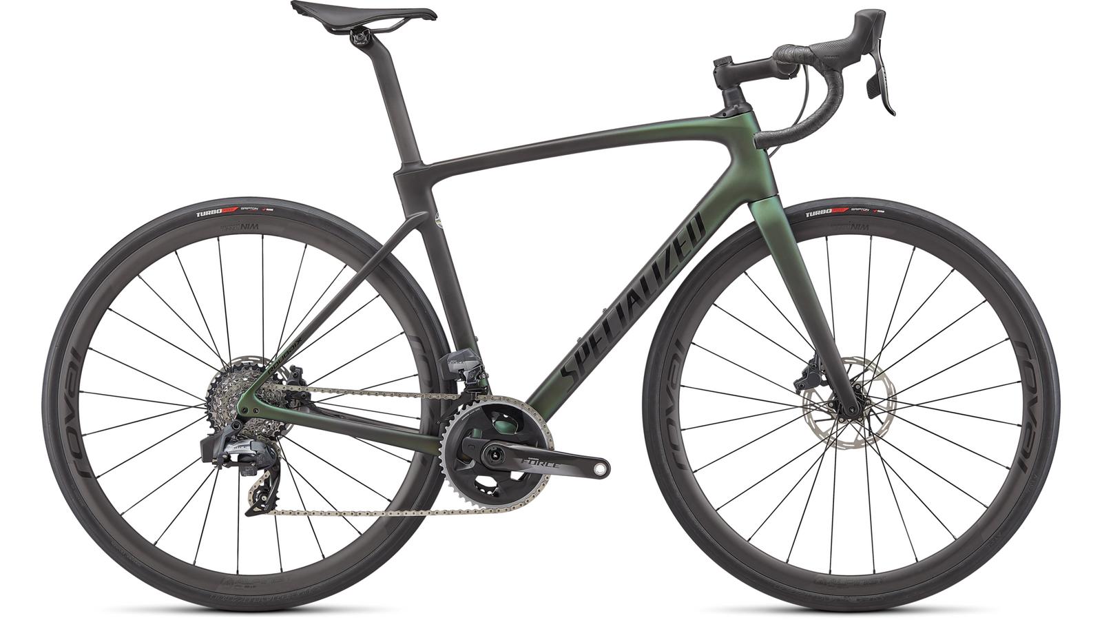 silniční kolo Specialized Roubaix Pro 2023 chameleon silver green/black