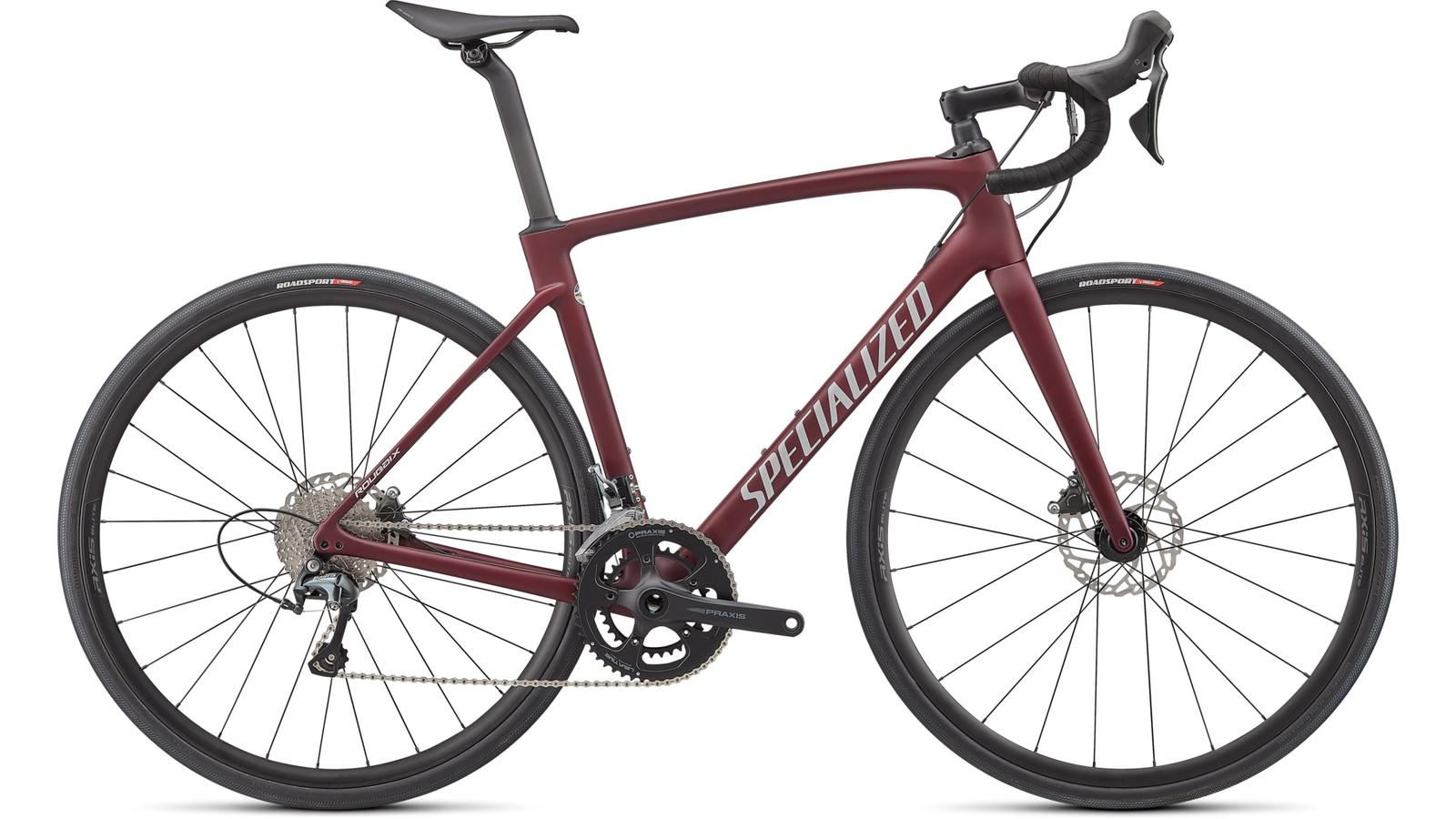 silniční kolo Specialized Roubaix 2022 maroon/silver/black