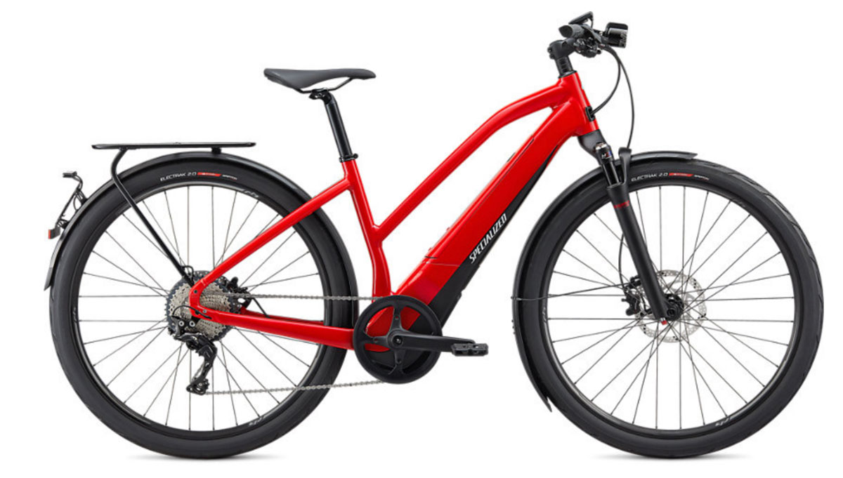 elektrokolo dámské Specialized Vado 6.0 Step Through 2021 red/blue