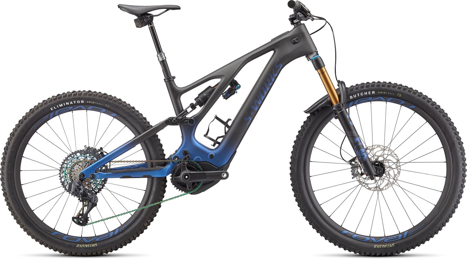 horské elektrokolo Specialized S-Works Levo Carbon 2022 blue ghost fade/black/silver