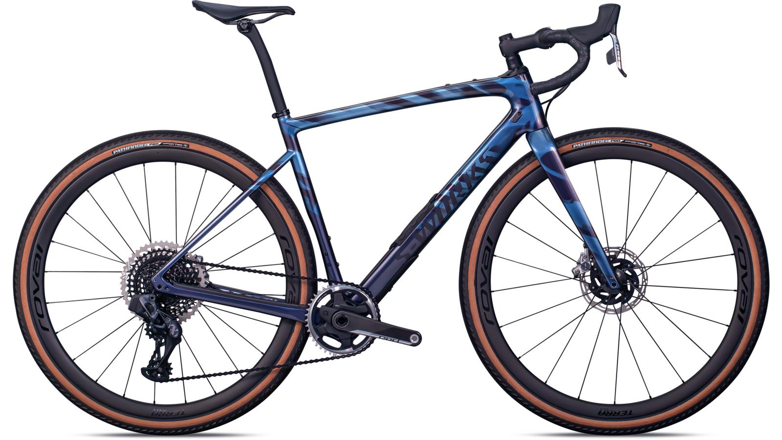 silniční kolo Specialized S-Works Diverge Carbon 2022 light silver/dusty blue