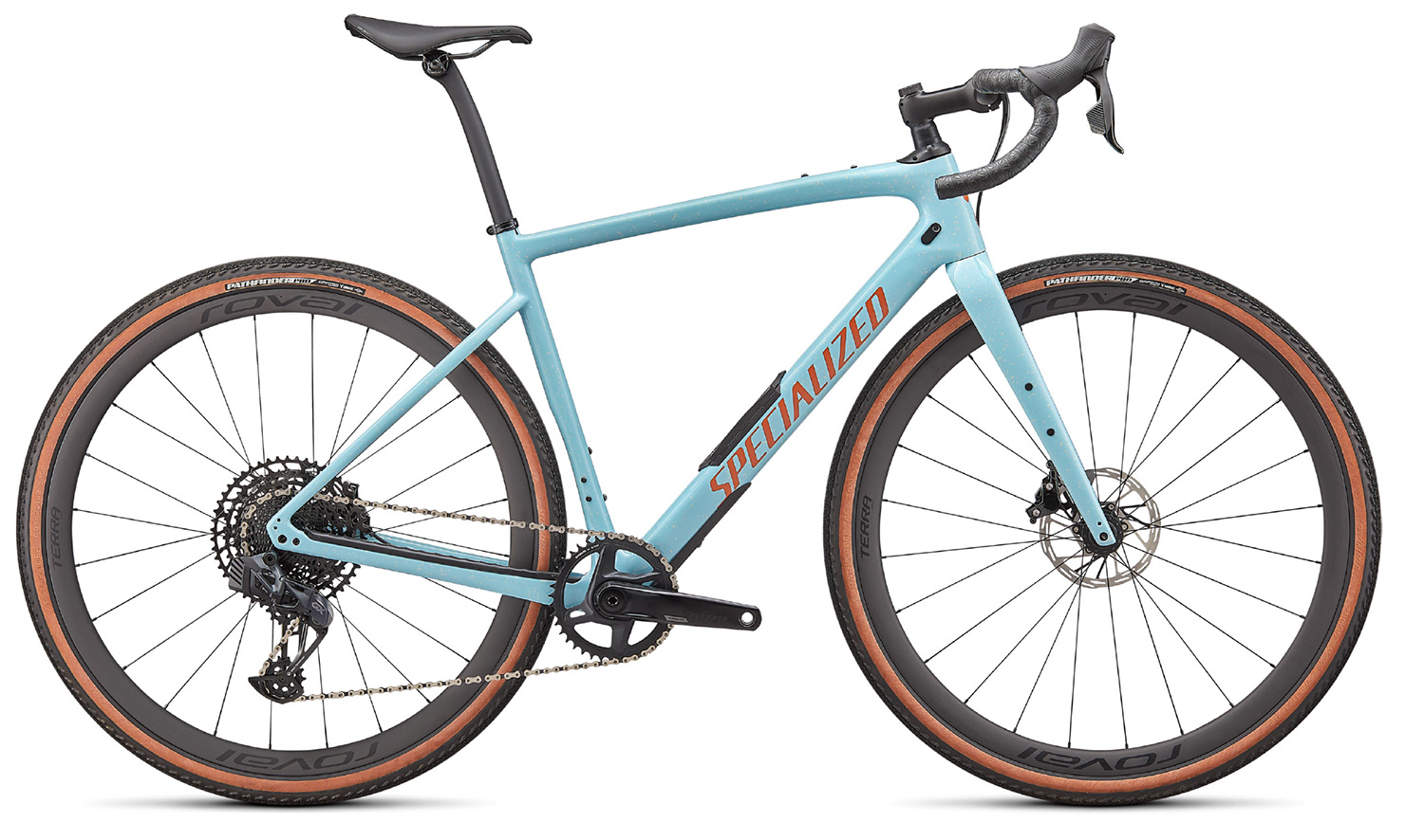 silniční kolo Specialized Diverge Expert Carbon 2022 gloss arctic blue/sand