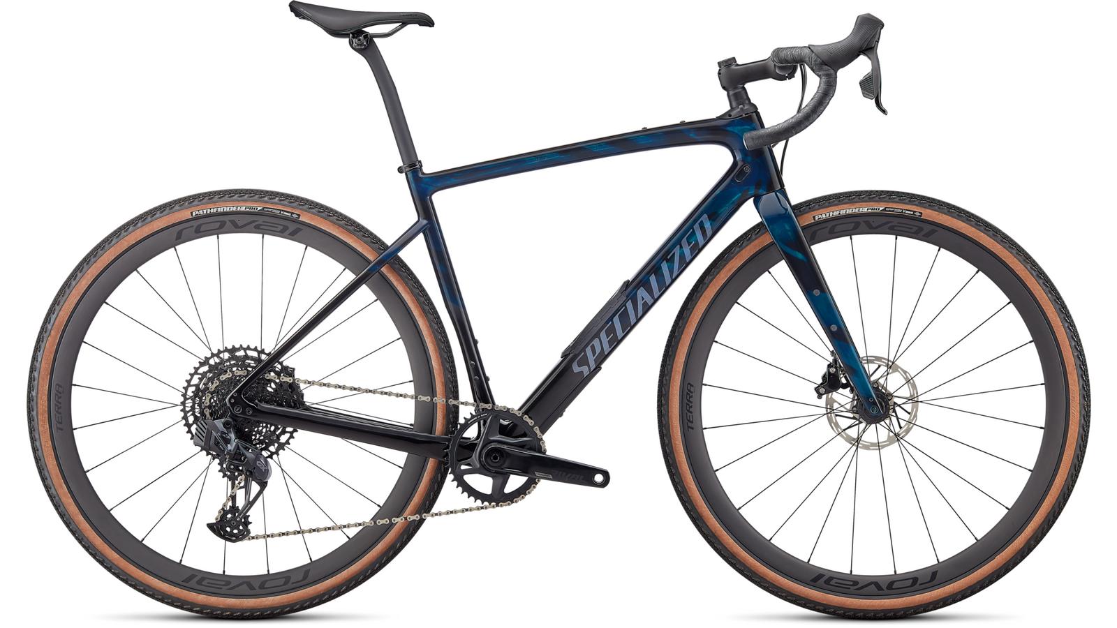 silniční kolo Specialized Diverge Expert Carbon 2022 gloss teal tint/carbon