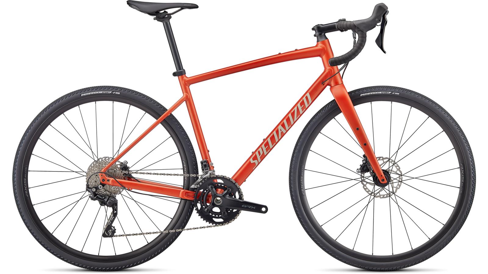 silniční kolo Specialized Diverge Elite E5 2022 satin redwood/gloss white