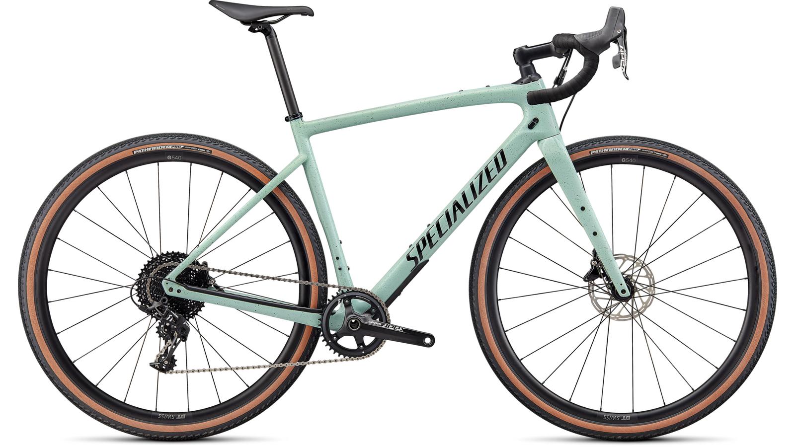 silniční kolo Specialized Diverge Sport Carbon 2022 gloss white sage/oak/black/chrome