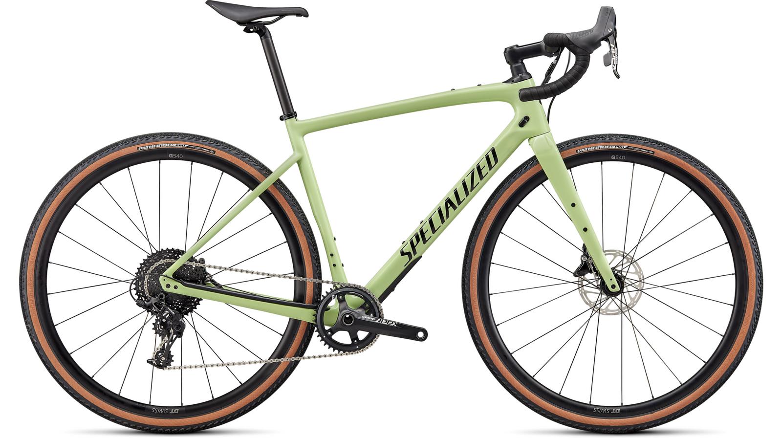 silniční kolo Specialized Diverge Sport Carbon 2022 gloss limestone/black/chrome