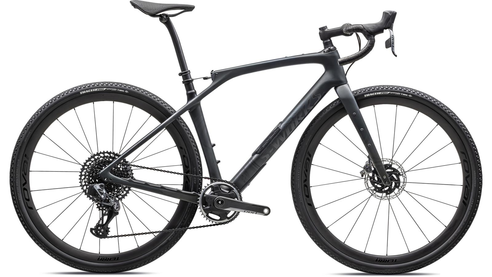 silniční kolo Specialized S-Works Diverge STR 2023 satin forest green/black pearl