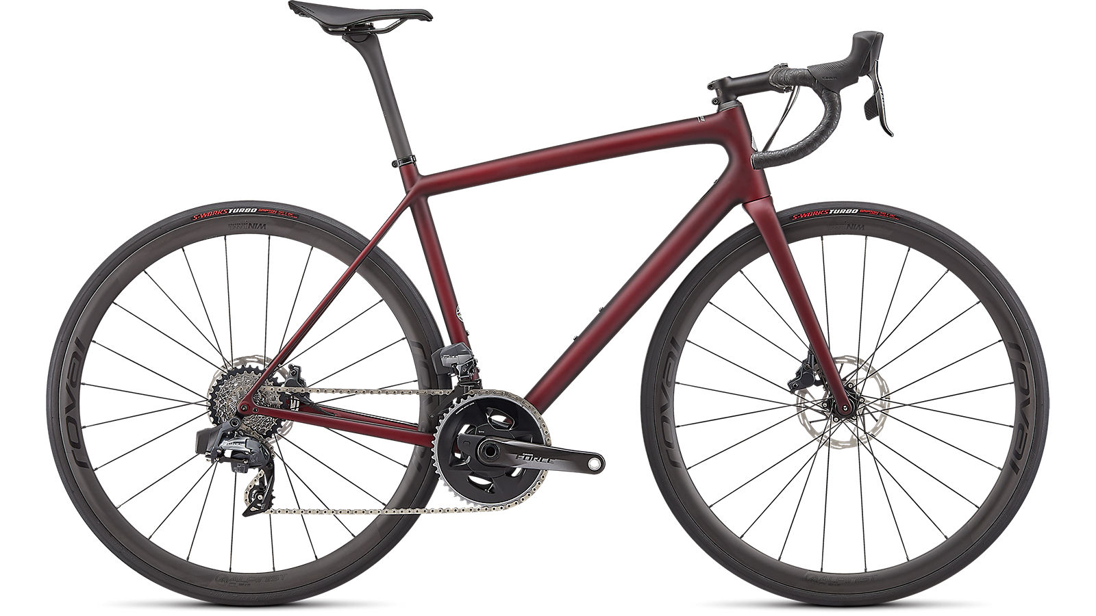 silniční kolo Specialized Aethos Pro 2022 maroon/black