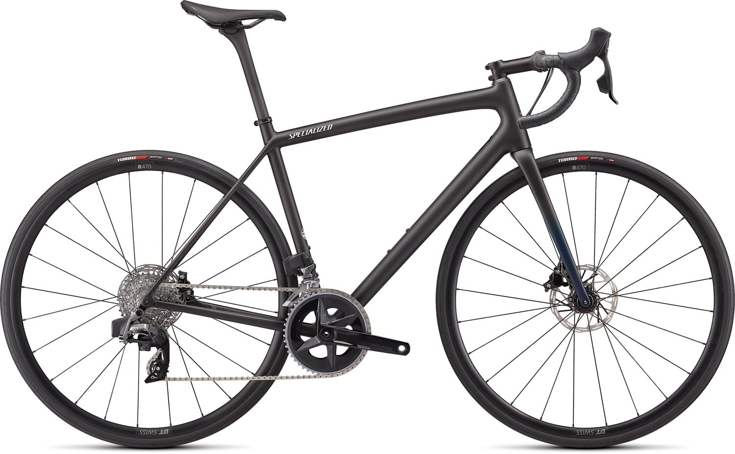 silniční kolo Specialized Aethos Comp Rival eTap AXS 2022 satin carbon/teal