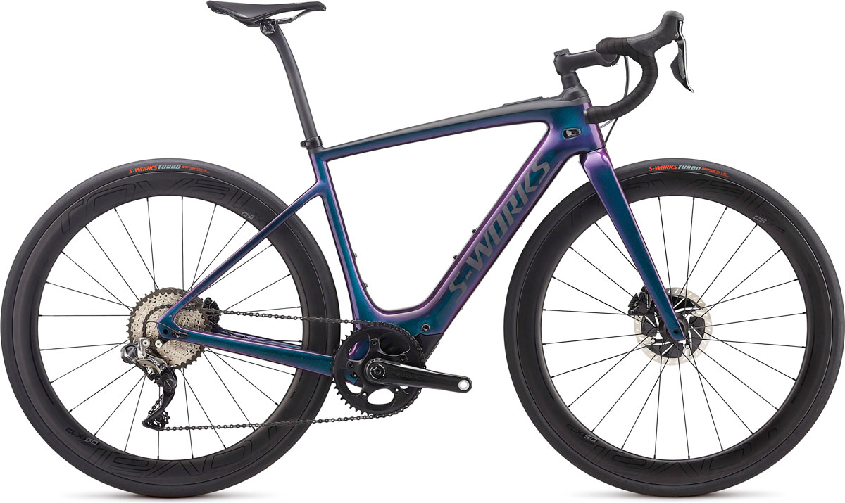 silniční elektrokolo Specialized S-Works Creo SL 2021 gloss chameleon/carbon