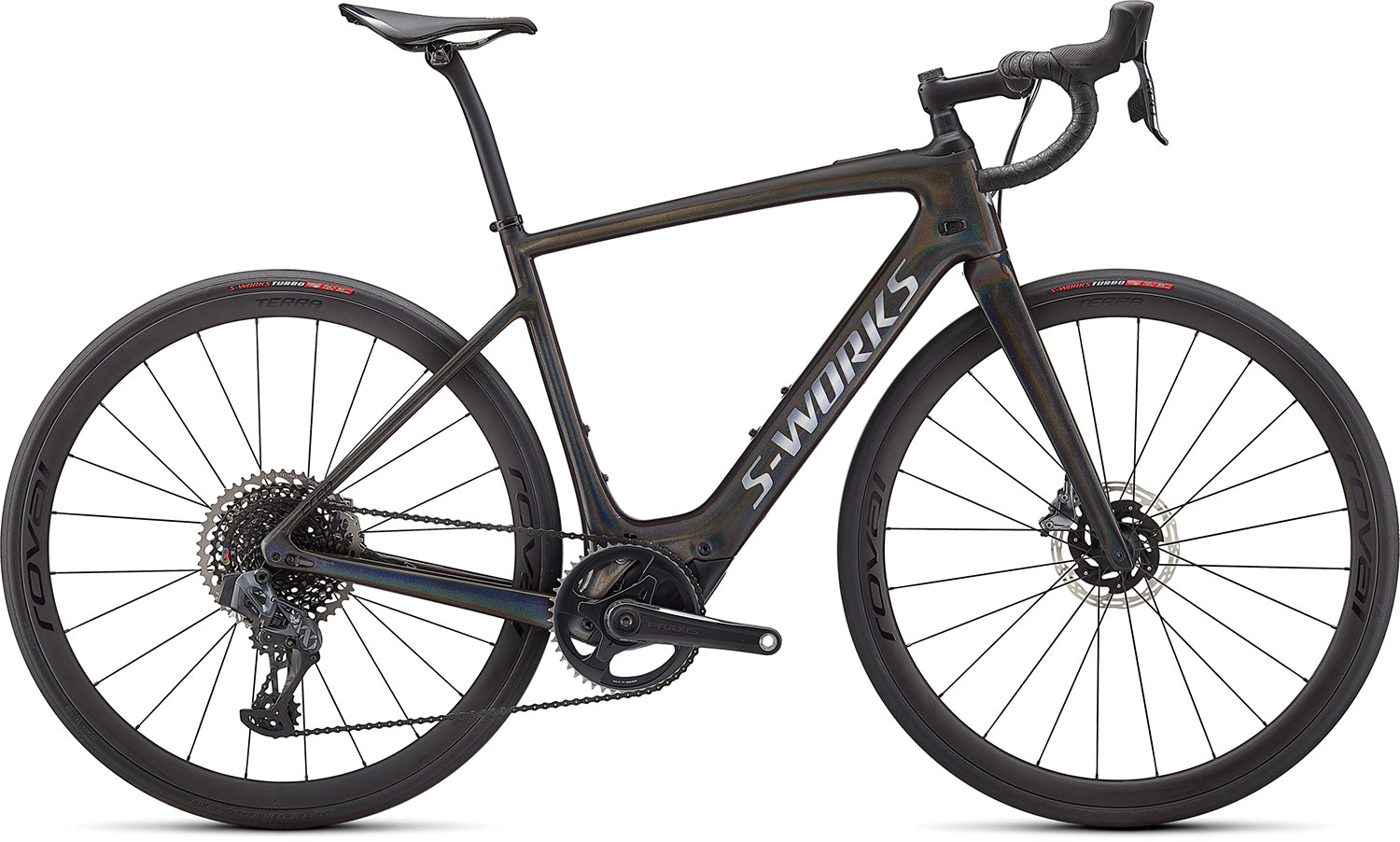 silniční elektrokolo Specialized S-Works Creo SL Carbon 2021 satin black/chrome